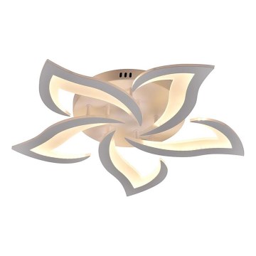 Brilagi - LED Stmievateľný prisadený luster TWIST LED/55W/230V 3000-6500K biela + diaľkové ovládanie