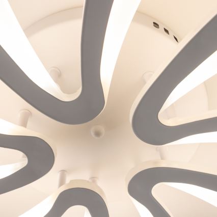 Brilagi - LED Stmievateľný prisadený luster TWIST LED/55W/230V 3000-6500K biela + diaľkové ovládanie