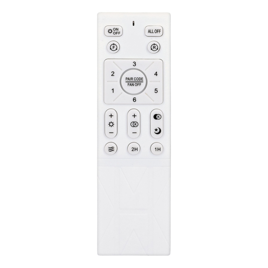 Brilagi - LED Stmievateľný stropný ventilátor LED/30W/230V 3000-6500K biela + diaľkové ovládanie
