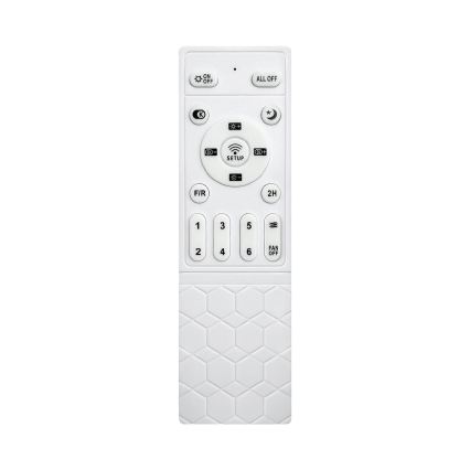Brilagi - stmievateľný LED stropný ventilátor 32 W/230 V 95 cm čierna/hnedá + diaľkové ovládanie