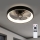 Brilagi - LED stmievateľný stropný ventilátor LED/34 W/230 V, priemer 50 cm, čierny + diaľkové ovládanie
