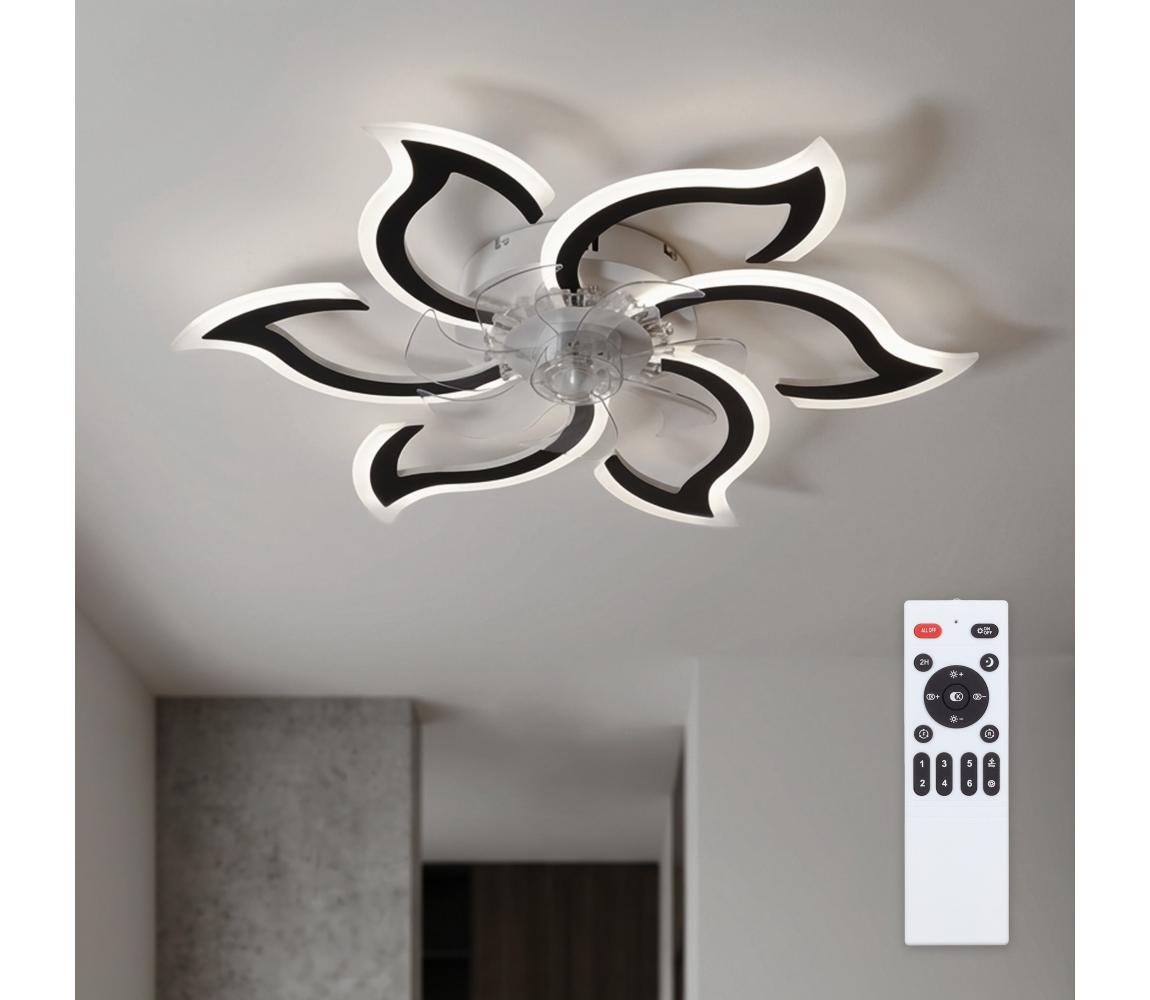 Brilagi - LED Stmievateľný stropný látor LED/34W/230V pr. 83 cm čierny + DO WF-OSD-114-BLK