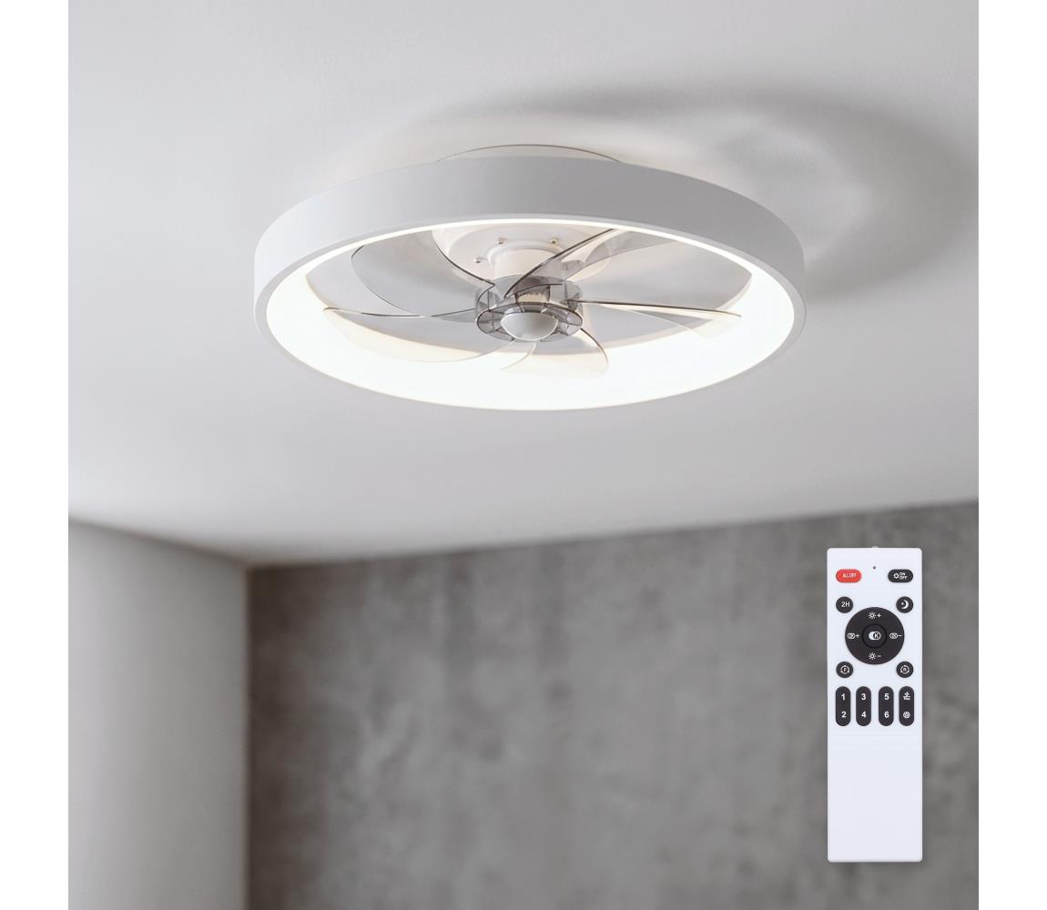 Brilagi - LED stmievateľný stropný látor LED/34W/230V, priemer 50 cm, biely + diaľkové ovládanie WF-OSD-154-WHT