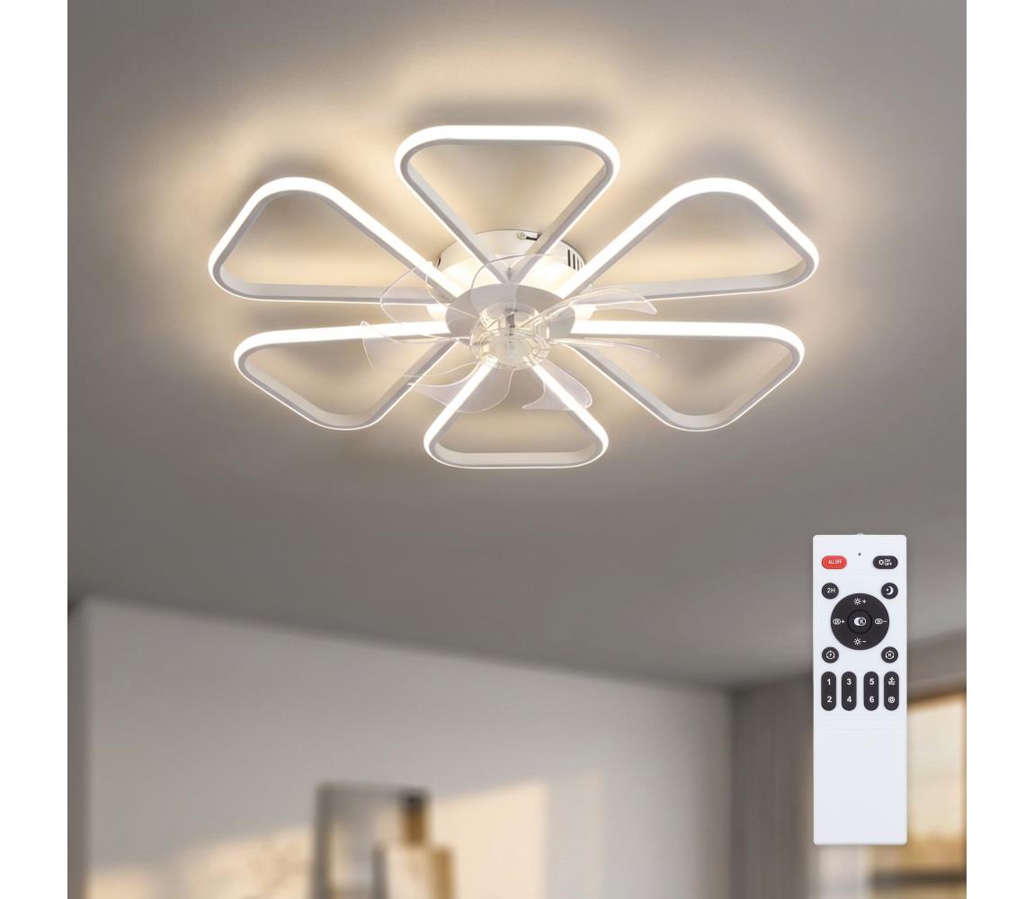 Brilagi - LED stmievateľný stropný látor LED/38W/230V pr. 76 cm biela + DO WF-OSD-118-WHT