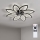 Brilagi - LED stmievateľný stropný ventilátor LED/43W/230V 3000-6500K pr. 90 cm čierna + diaľkové ovládanie