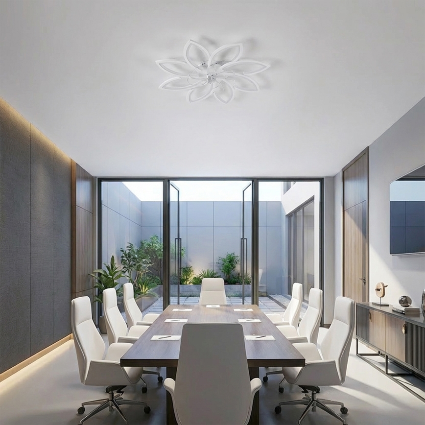 Brilagi - LED stmievateľný stropný ventilátor LED/43W/230V pr. 90 cm biela + diaľkové ovládanie