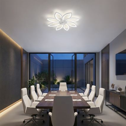 Brilagi - LED stmievateľný stropný ventilátor LED/43W/230V pr. 90 cm biela + diaľkové ovládanie