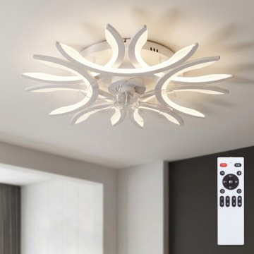 Brilagi - LED Stmievateľný stropný ventilátor LED/70W/230V pr. 76 cm biela + diaľkové ovládanie