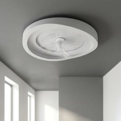 Brilagi - LED stmievateľný stropný ventilátor LED/80W/230V pr. 50 cm biela + diaľkové ovládanie
