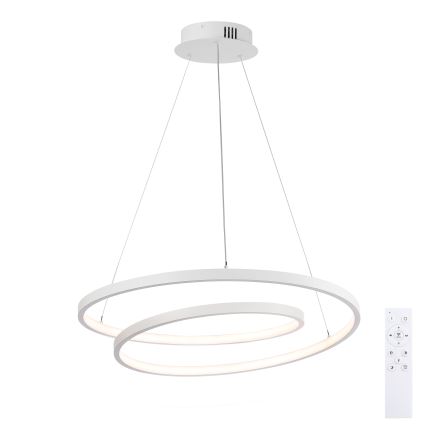 Brilagi - LED stmievateľný luster na lankách TWISTER LED/48W/230V 3000-6000K pr. 50 cm biela + diaľkové ovládanie