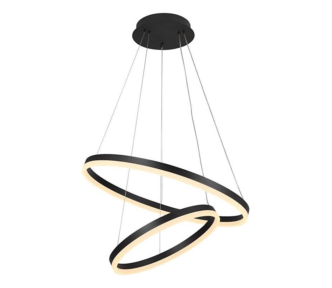 Brilagi - LED stmievateľný závesný luster na lanku CIRCLE LED/70W/230V 3000-6500K čierny+DO BG-J4310/B