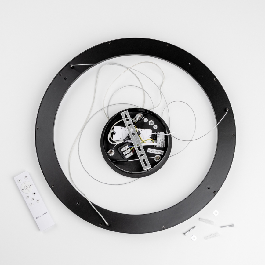 Brilagi - LED stmievateľný luster na lanku FALCON SLIM LED/42W/230V 3000-6500K pr. 50 cm čierny + diaľkové ovládanie