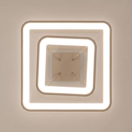 BRILAGI - LED stmievateľný luster na lanku FALCON SLIM LED/78W/230V 3000-6500K 50x50 cm béžová + diaľkové ovládanie