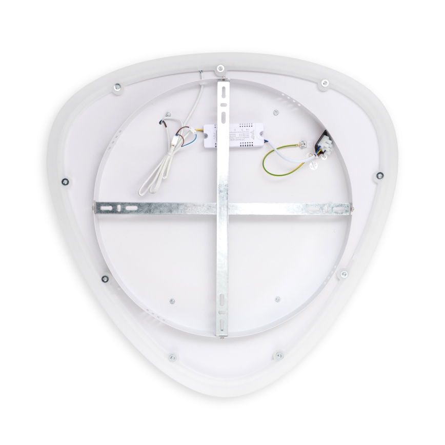 Brilagi - LED Stmievateľné stropné svietidlo FLARE LED/70W/230V 3000-6000K 55x55 cm biela/čierna + diaľkové ovládanie
