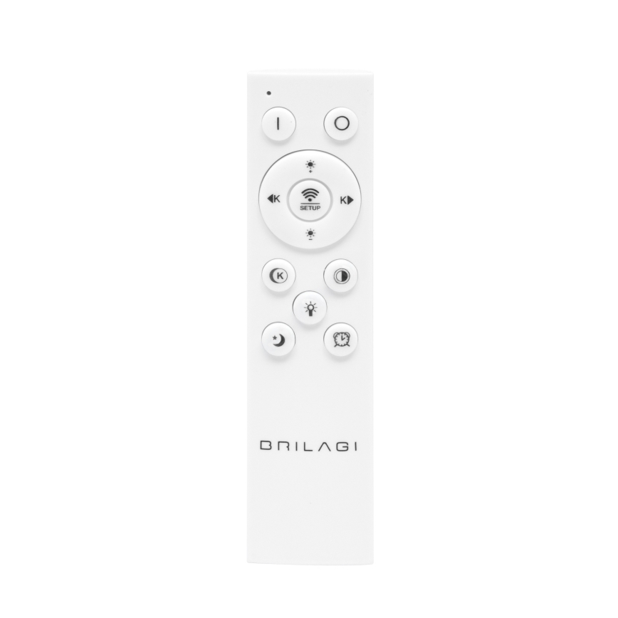 Brilagi - LED Stmievateľné stropné svietidlo FLARE LED/70W/230V 3000-6000K 55x55 cm biela/čierna + diaľkové ovládanie