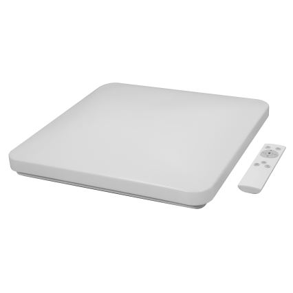 Brilagi - stmievateľné LED stropné svietidlo VELVET SQUARE SMART LED/36W/230V 60x60 cm 2700-6500K Wi-Fi Tuya + diaľkové ovládanie ružové