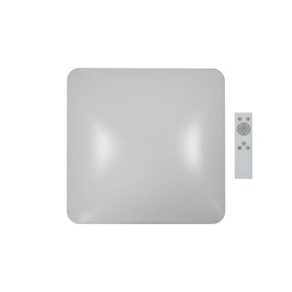Brilagi - stmievateľné LED stropné svietidlo VELVET SQUARE SMART LED/36W/230V 60x60 cm 2700-6500K Wi-Fi Tuya + diaľkové ovládanie ružové