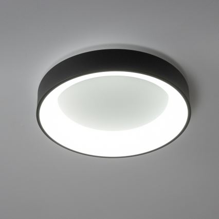 Brilagi - LED Stmievateľné stropné svietidlo FALCON LED/80W/230V 3000-6500K pr. 60 cm čierna + diaľkové ovládanie