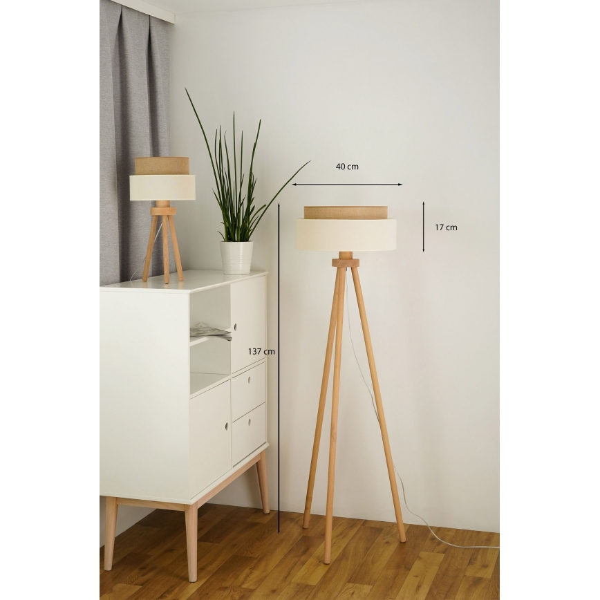 Brilagi - LED Stojacia lampa BOHO STYLE 1xE27/15W/230V