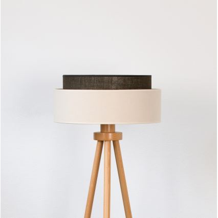 Brilagi - LED stojacia lampa BOHO STYLE 1xE27/15W/230V krémová/hnedá