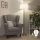 Brilagi - LED stojacia lampa CERIA 1xE27/20W/230V pr. 45 cm biela/zlatá