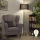 Brilagi - LED stojacia lampa CERIA 1xE27/20W/230V pr. 45 cm čierna/zlatá