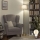 Brilagi - LED stojacia lampa CERIA 1xE27/20W/230V priemer 30 cm sivá/zlatá