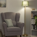 Brilagi - LED stojacia lampa CERIA 1xE27/20W/230V priemer 30 cm zelená/zlatá