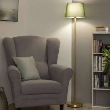 Brilagi - LED stojacia lampa CERIA 1xE27/20W/230V priemer 30 cm zelená/zlatá