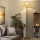 Brilagi - LED stojacia lampa CERIA 1xE27/20W/230V, priemer 40 cm, bambus/zlatá