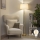 Brilagi - LED stojacia lampa CERIA 1xE27/20W/230V priemer 45 cm béžová/zlatá