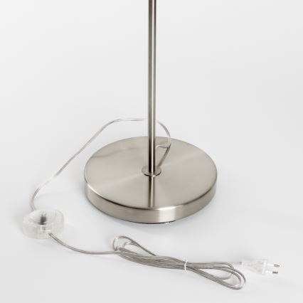 Brilagi - LED stojacia lampa CERIA 1xE27/40W/230V pr. 30 cm biela/matný chróm