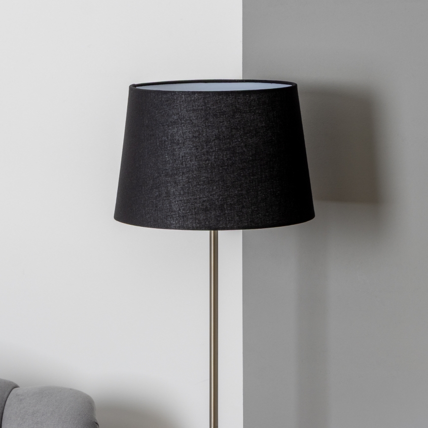 Brilagi - LED Stojacia lampa CERIA 1xE27/40W/230V pr. 30 cm čierna/matný chróm