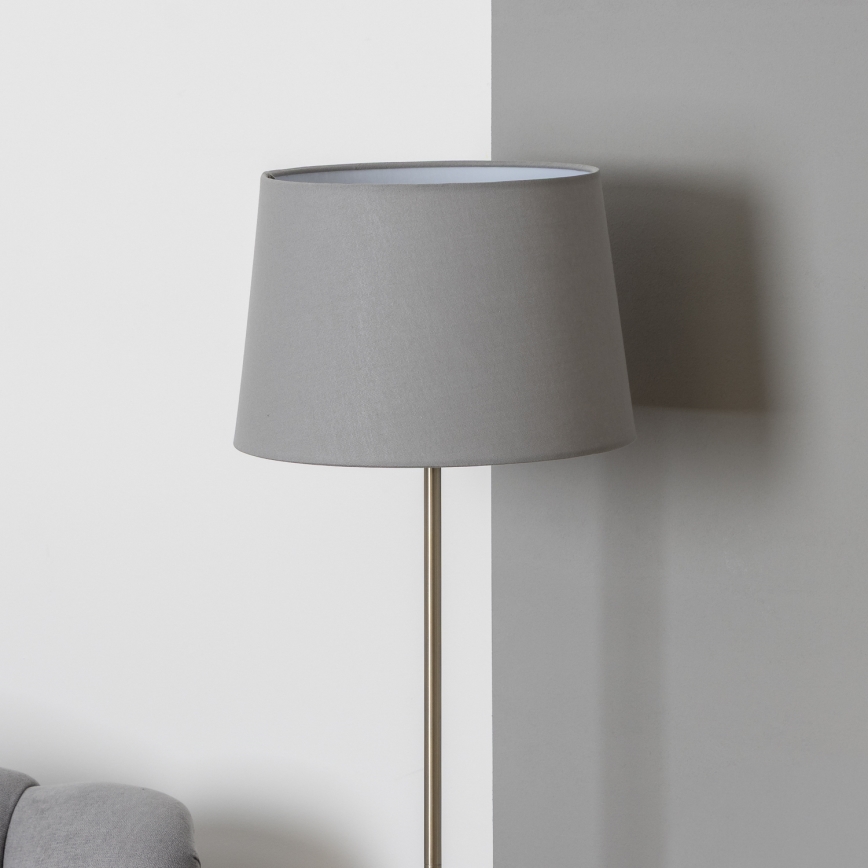 Brilagi - LED stojacia lampa CERIA 1xE27/40W/230V pr. 30 cm sivá/matný chróm