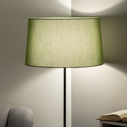 Brilagi - LED Stojacia lampa CERIA 1xE27/40W/230V pr. 45 cm zelená/čierna