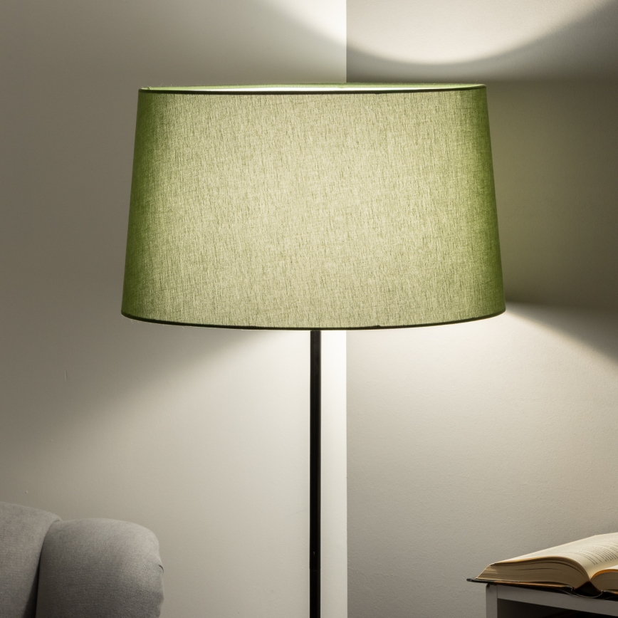 Brilagi - LED Stojacia lampa CERIA 1xE27/40W/230V pr. 45 cm zelená/čierna