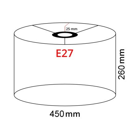 Brilagi - LED stojacia lampa CERIA 1xE27/40W/230V priemer 45 cm béžová/biela