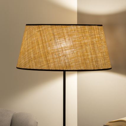 Brilagi - LED stojacia lampa CERIA 1xE27/40W/230V, priemer 50 cm, béžová/čierna