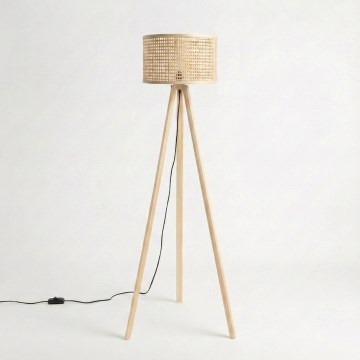 Brilagi - LED stojacia lampa CERIA 1xE27/60W/230V pr. 25 cm béžová