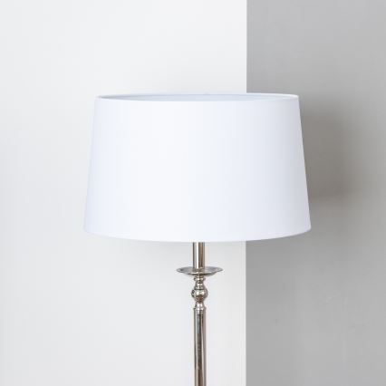 Brilagi - LED stojacia lampa CERIA 1xE27/60W/230V pr. 45 cm lesklý chróm/biela