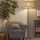 Brilagi - LED stojacia lampa CERIA 1×E27/20 W/230 V, priemer 50 cm, béžová/zlatá