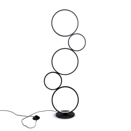 BRILAGI - LED stojacia lampa ECHO LED/36W/230V 4000K 110 cm čierna