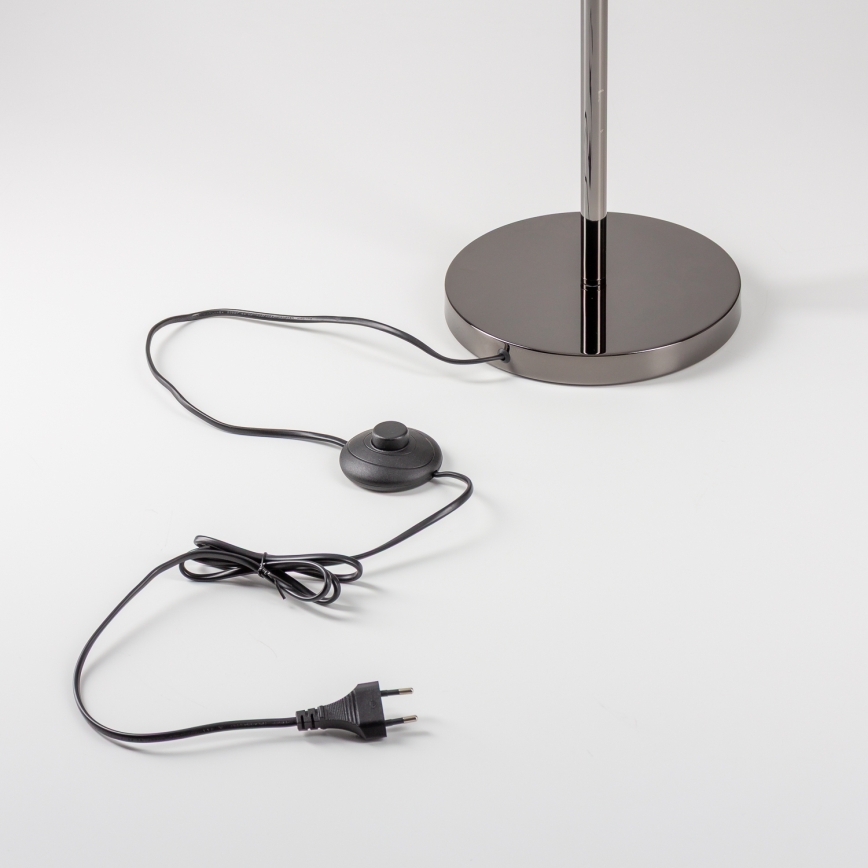 Brilagi - LED Stojacia lampa MILLA 7xG9/3W/230V čierny chróm/dymové sklo