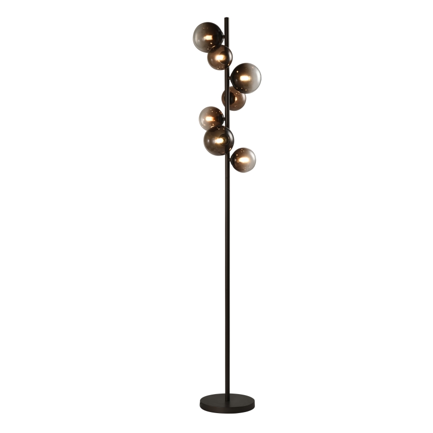 Brilagi - LED stojacia lampa MILLA 7xG9/3W/230V hnedá/dymová hnedá