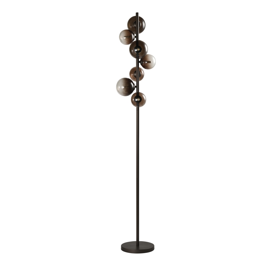 Brilagi - LED stojacia lampa MILLA 7xG9/3W/230V hnedá/dymová hnedá