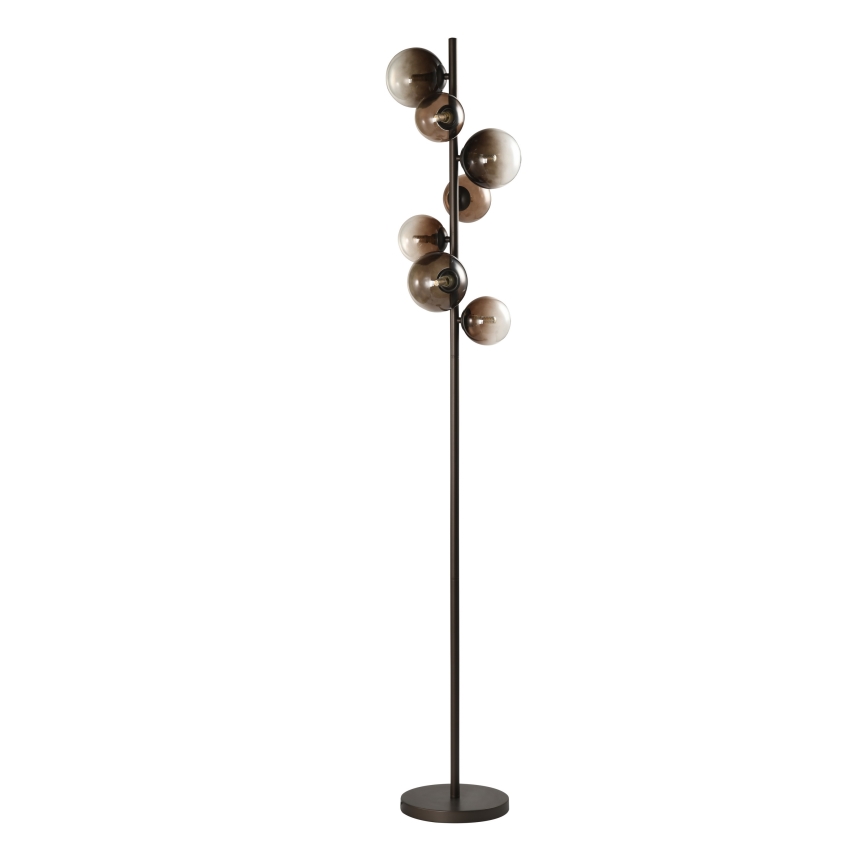 Brilagi - LED stojacia lampa MILLA 7xG9/3W/230V hnedá/dymová hnedá
