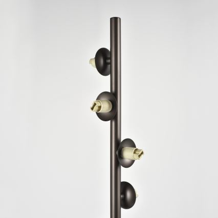 Brilagi - LED stojacia lampa MILLA 7xG9/3W/230V hnedá/dymová hnedá