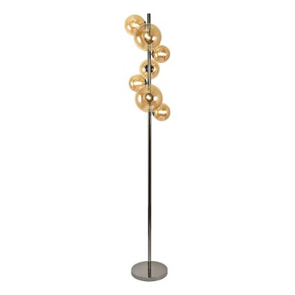 Brilagi - LED Stojacia lampa MILLA 7xG9/3W/230V lesklý chróm/zlatá