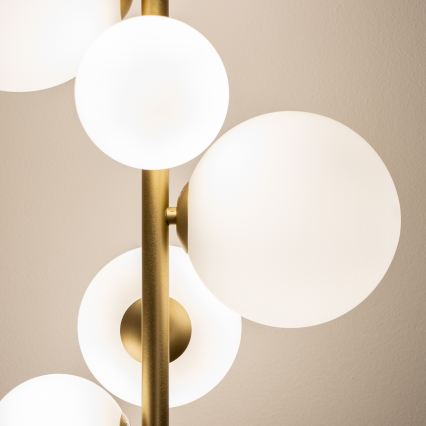 Brilagi - LED Stojacia lampa MILLA 7xG9/3W/230V zlatá/biela