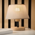 Brilagi - LED Stolná lampa ANTHONY 1xE27/60W/230V dub/béžová
